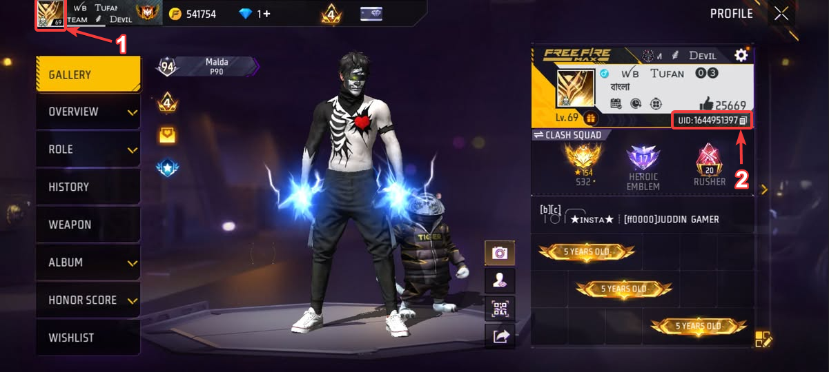 Freefire ID
